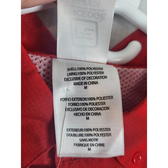 KU Kansas University Men's M Red Shirt NWT! College Vented Pro Edge Jayhawks - Picture 6 of 7